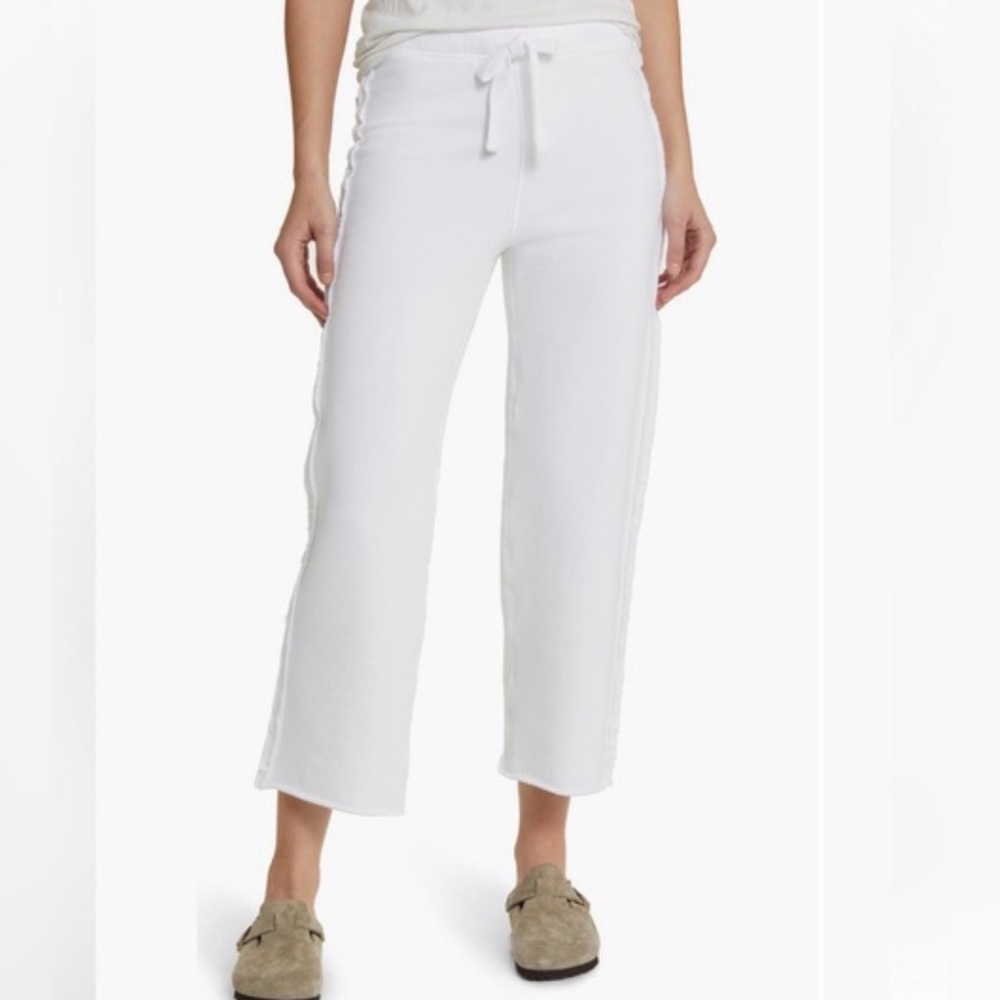 New $238 Frank & Eileen BELLA Italian triple fleece Sweatpants white XL